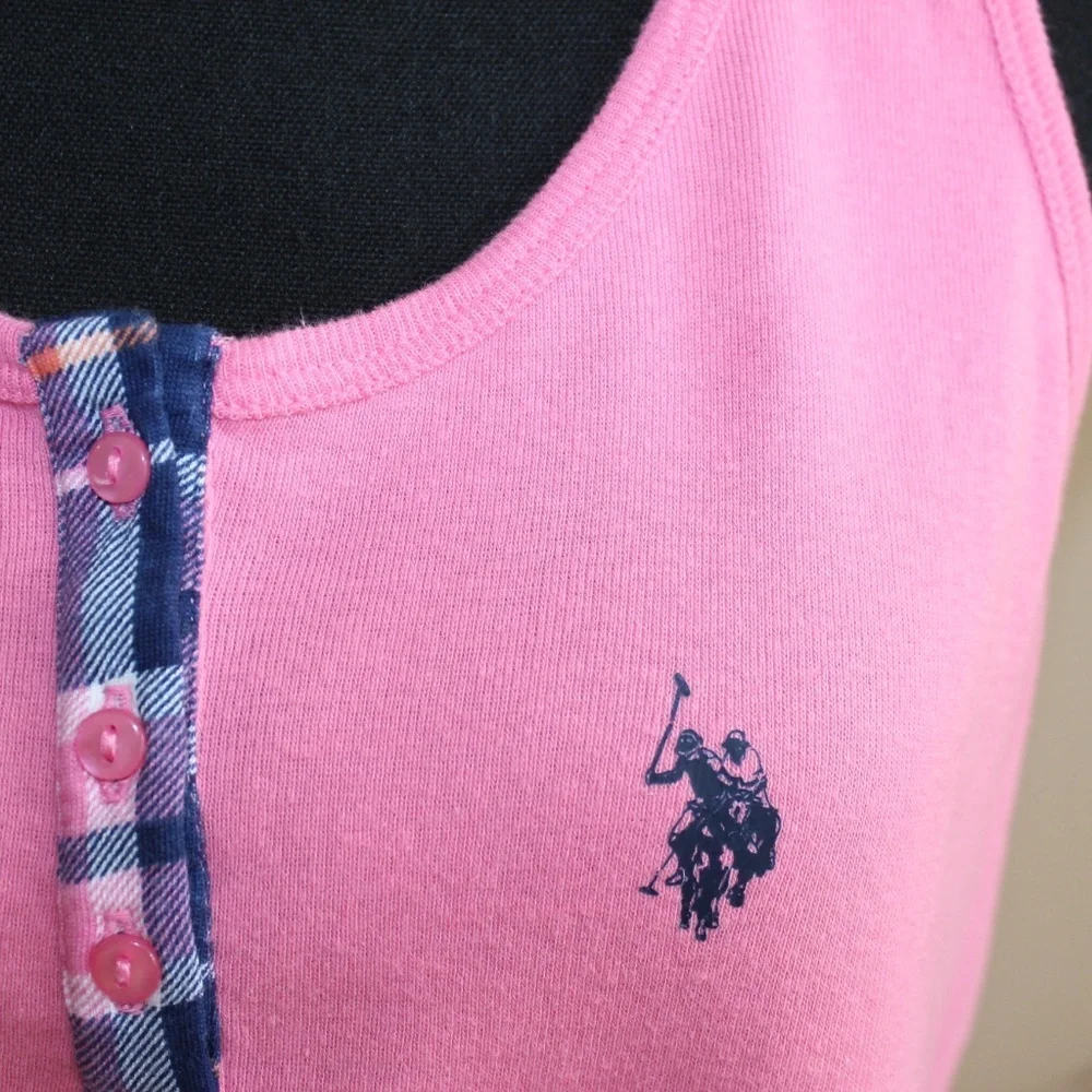 U.S. Polo Assn. Woman's Pink Tank Top - Picture 4 of 6